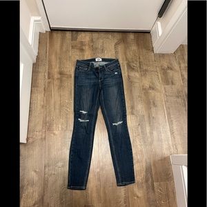 Paige Ripped Knee Skinny Jean
